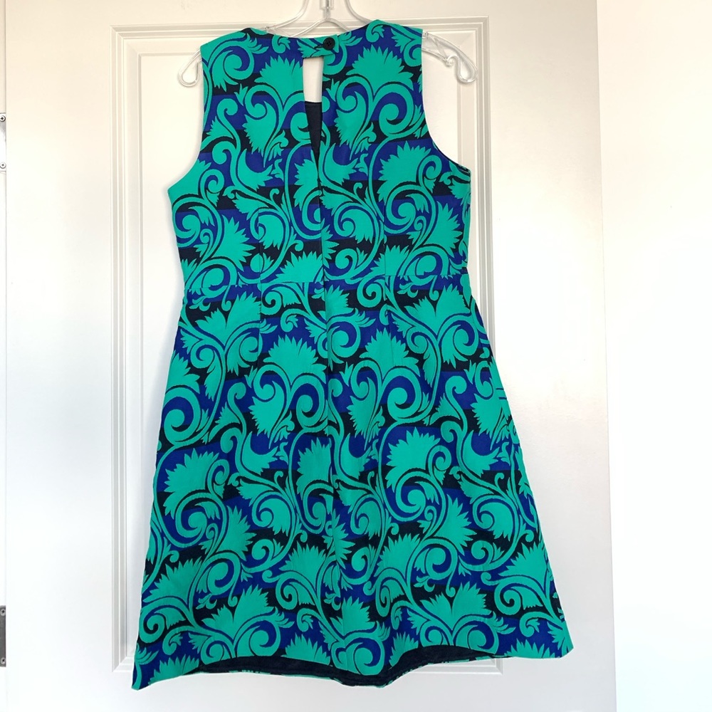 J.CREW A-line dress in vineyard jacquard - Picture 6 of 8